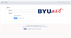 Desktop Screenshot of byuarts.vcallboard.com
