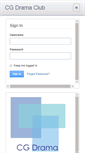 Mobile Screenshot of cgdrama.vcallboard.com