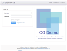 Tablet Screenshot of cgdrama.vcallboard.com